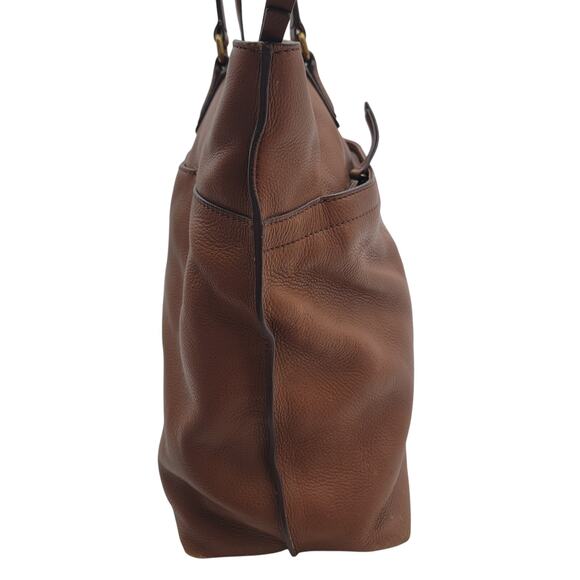 Fossil Leather Tote Bag - Picture 5 of 16